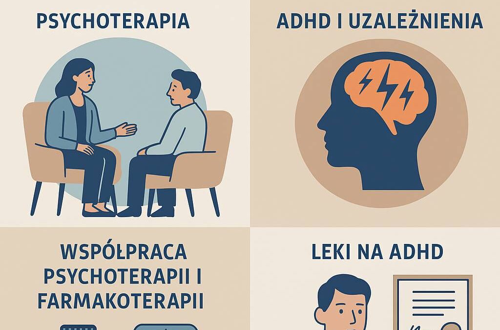 Psychoterapia leczenia uzależnień a wsparcie farmakologiczne u osób z diagnozą lub podejrzeniem ADHD